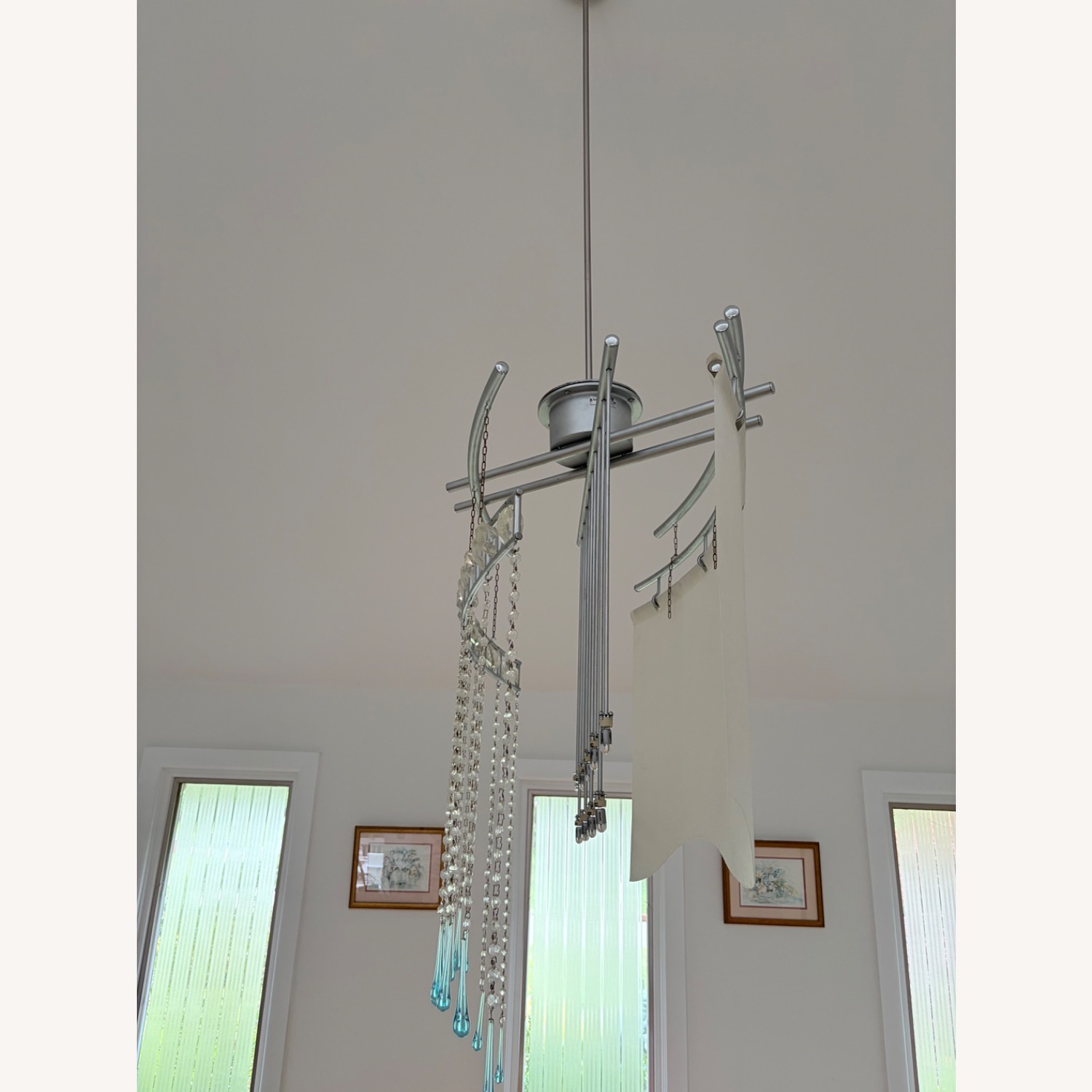 Artemide White Stainless Steel Ceiling Lamp - image-4