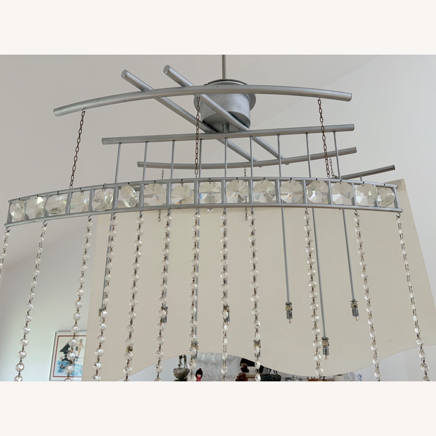 Artemide White Stainless Steel Ceiling Lamp - image-5