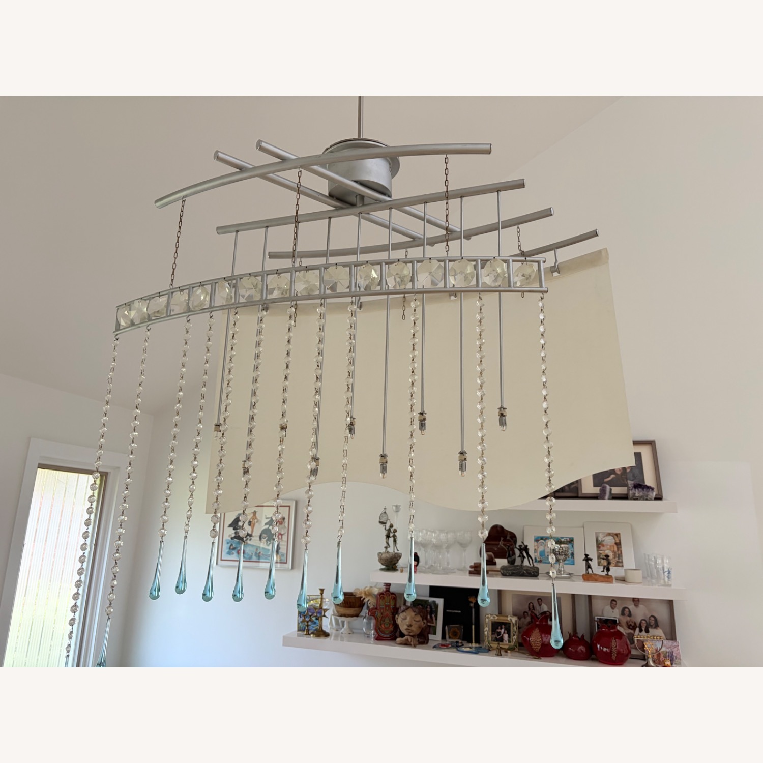 Artemide White Stainless Steel Ceiling Lamp - image-2