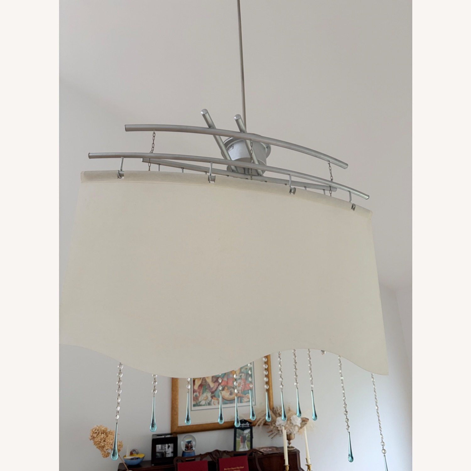 Artemide White Stainless Steel Ceiling Lamp - image-3