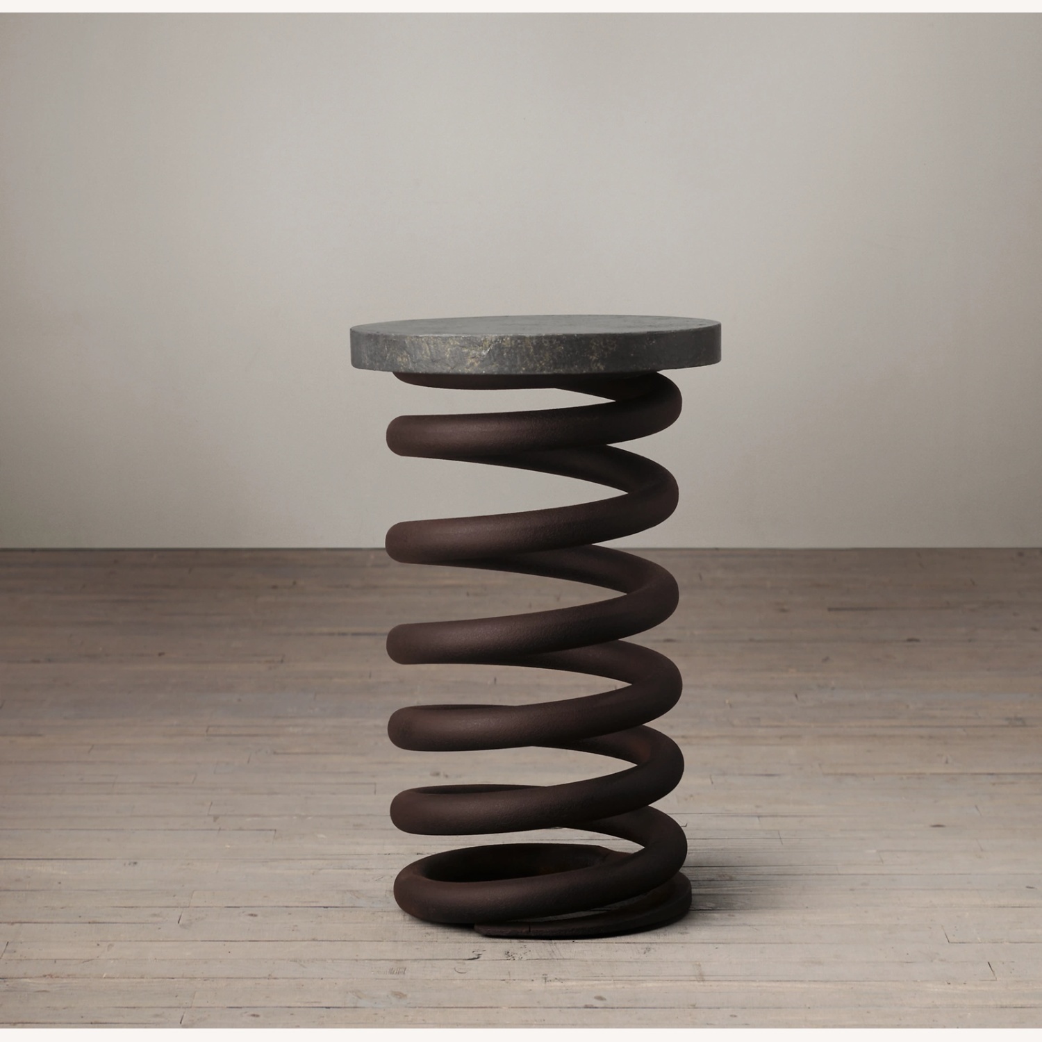 Restoration Hardware Industrial Coil Stool - image-5