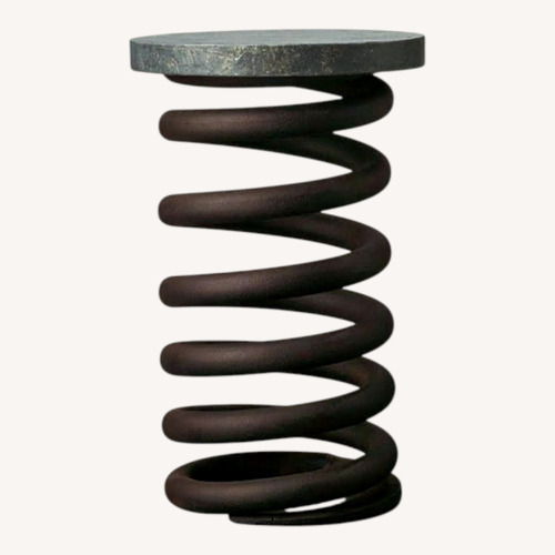 Used Restoration Hardware Industrial Coil Stool for sale on AptDeco