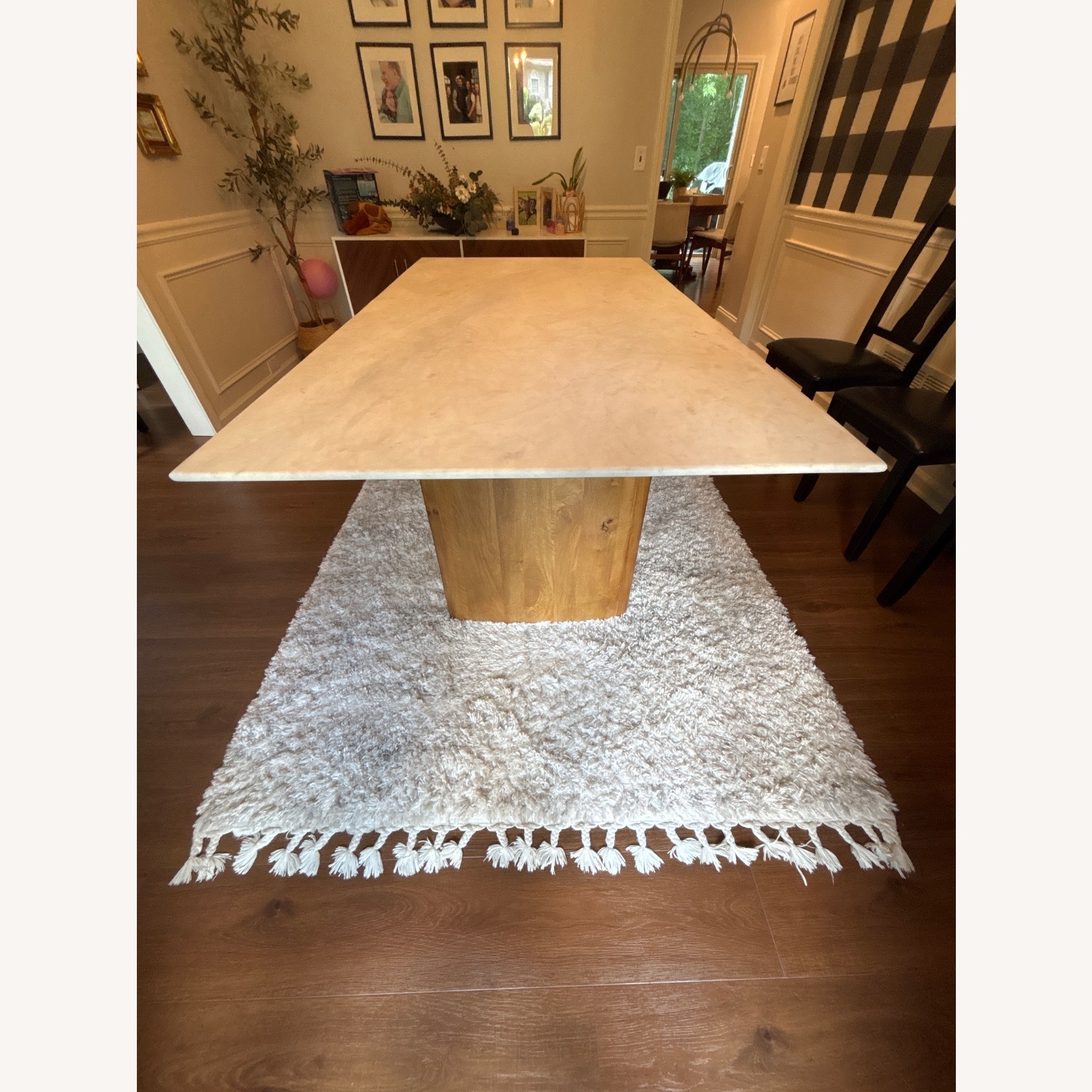 West Elm Anton Dining Marble Table - image-7