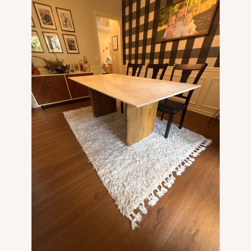 Used West Elm Anton Dining Marble Table for sale on AptDeco