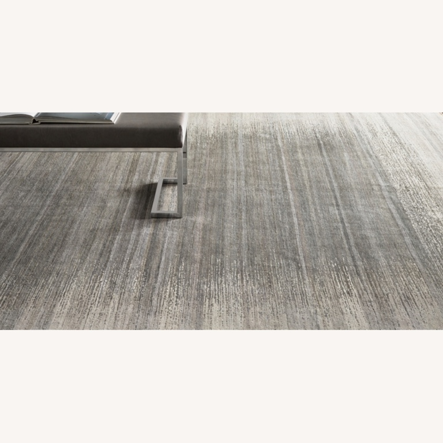 Restoration Hardware Savilla Dark Gray Area Rug 12' x 15' - image-5