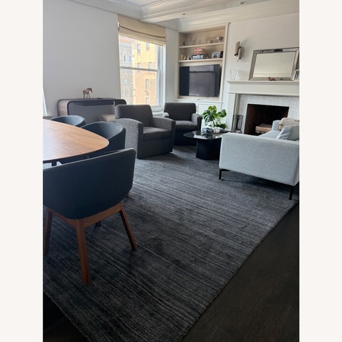 Used Restoration Hardware Savilla Dark Gray Area Rug 12' x 15' for sale on AptDeco