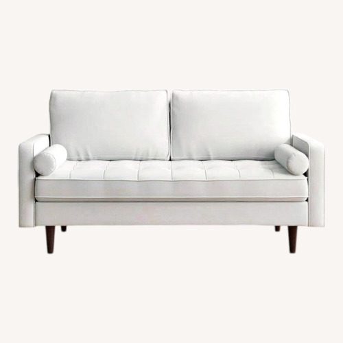Used Wayfair Valour White Loveseat for sale on AptDeco