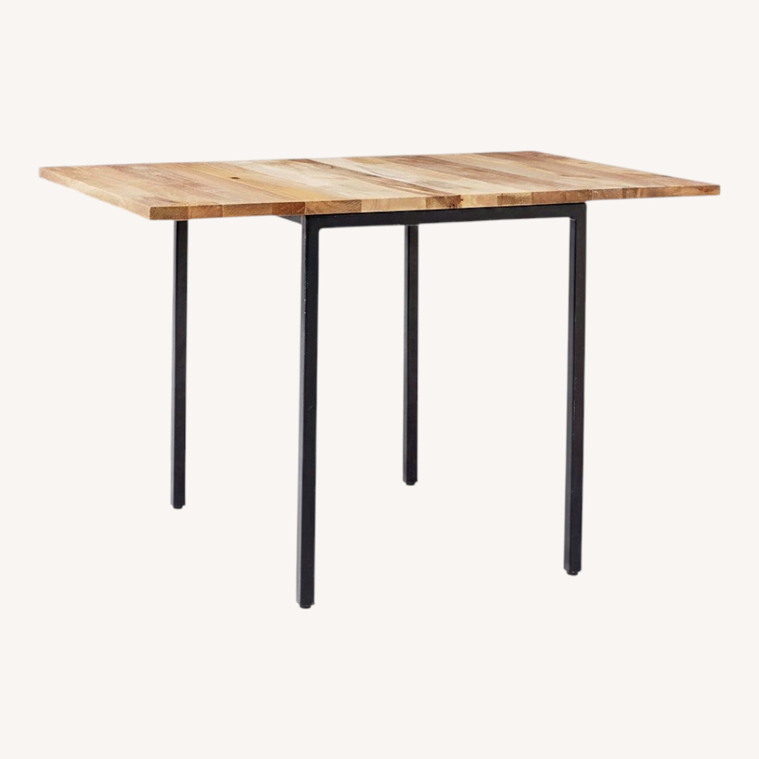 West Elm Box Frame Drop Leaf Extendable Table (24"–48") - image-0