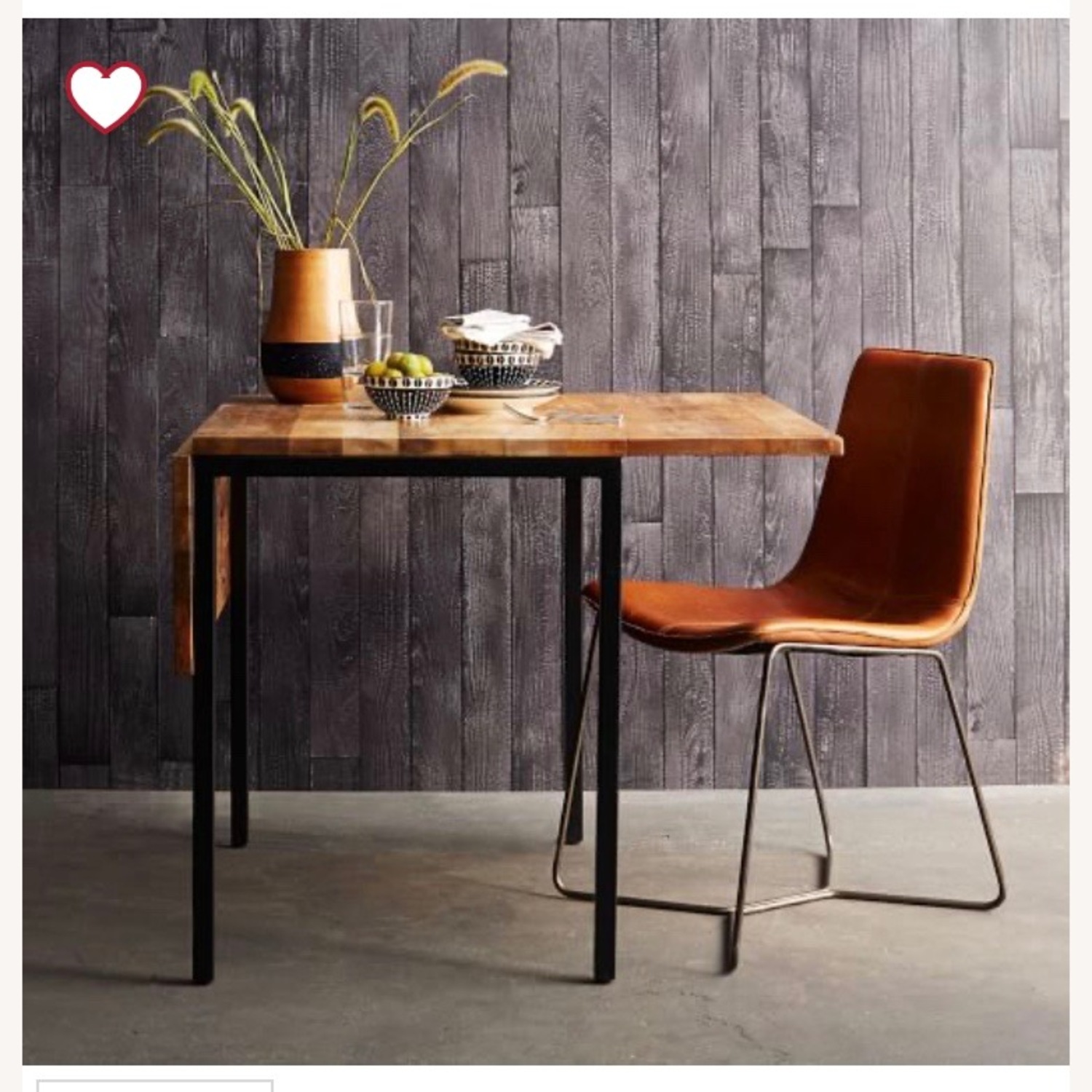 West Elm Box Frame Drop Leaf Extendable Table (24"–48") - image-1