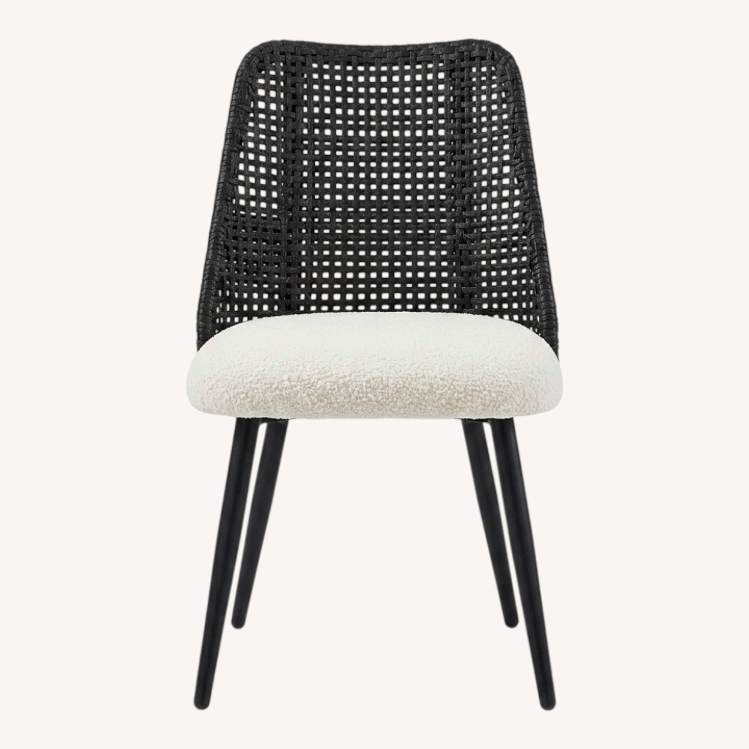 Wayfair Black Wicker Dining Chairs - image-0