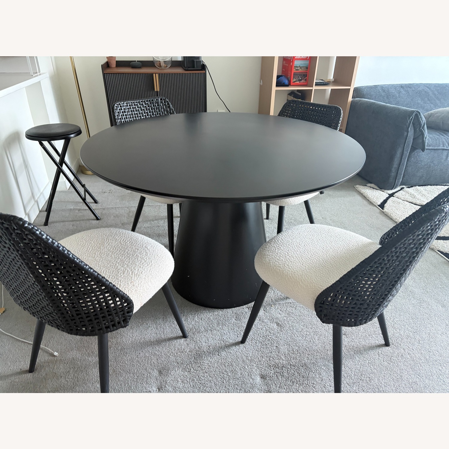 Wayfair Black Wicker Dining Chairs - image-3