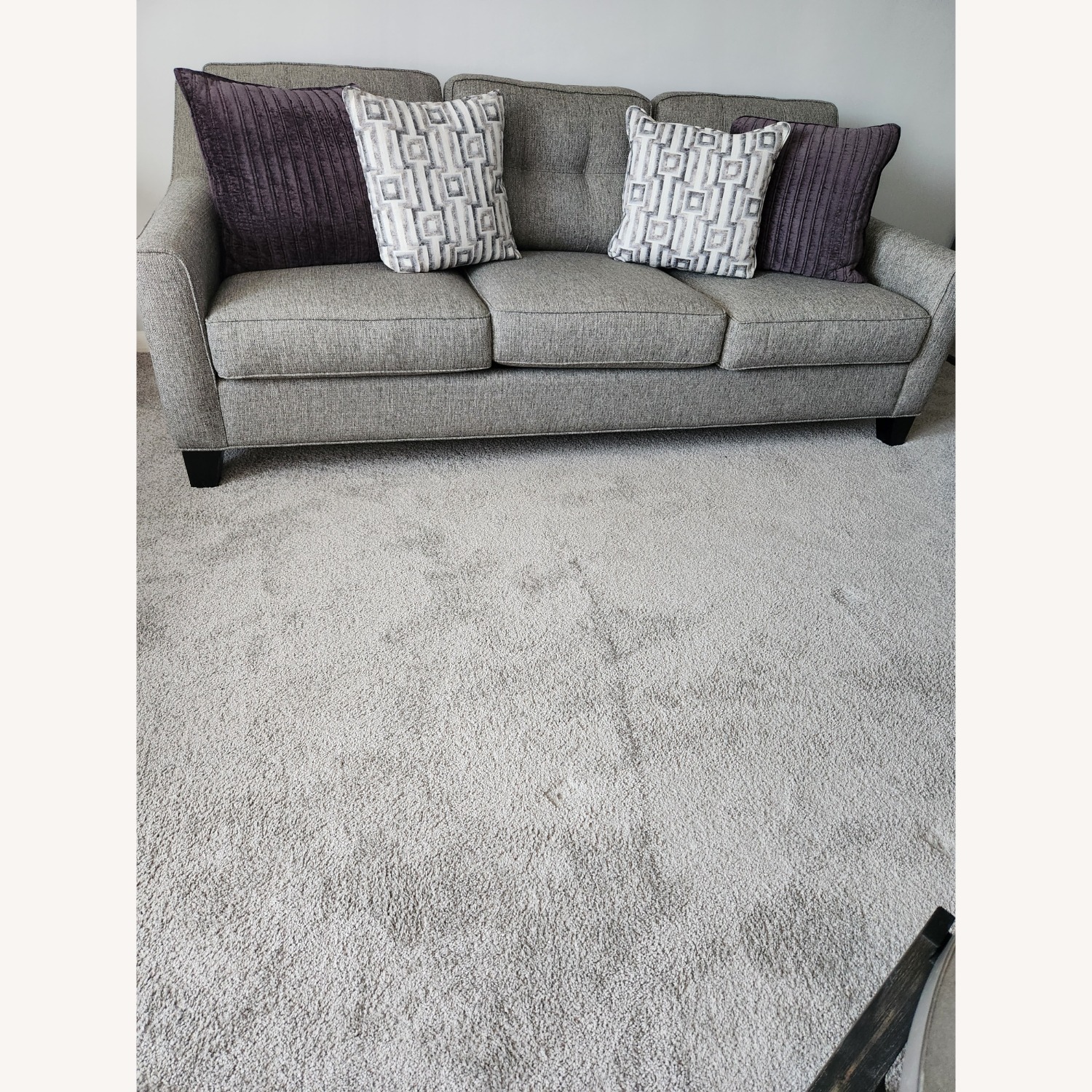 Raymour & Flanigan Carmine Light Gray 3+ Seater Sofa - image-3