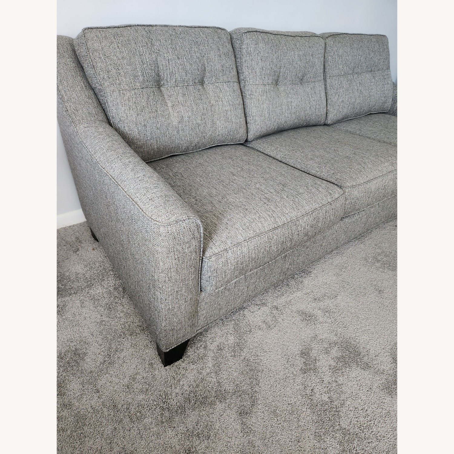 Raymour & Flanigan Carmine Light Gray 3+ Seater Sofa - image-2