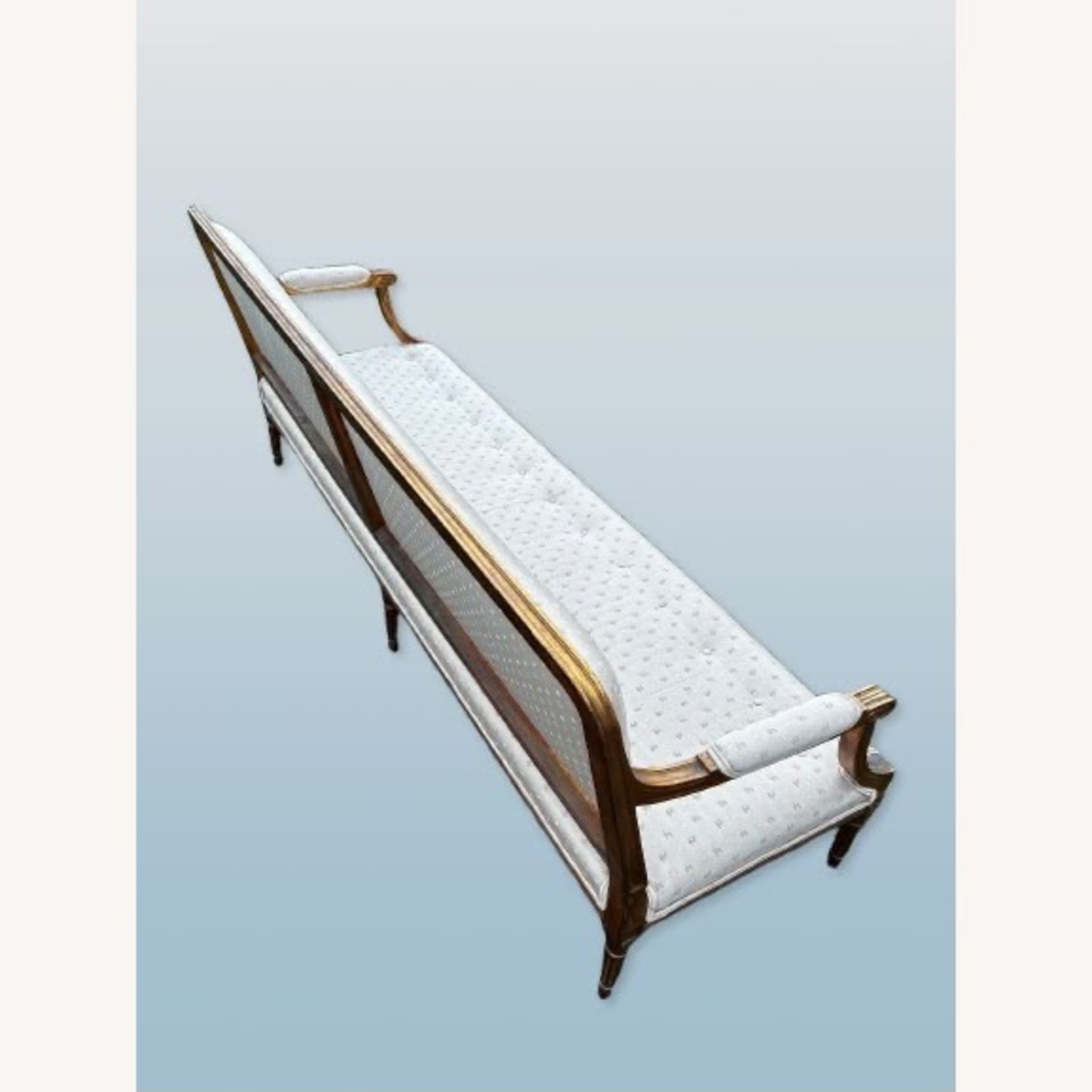 Natural Fabric Loveseat - image-2