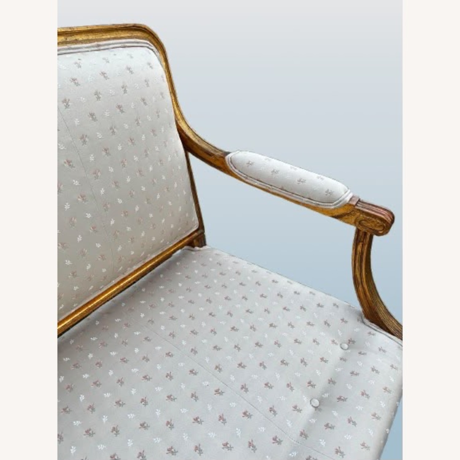 Natural Fabric Loveseat - image-8
