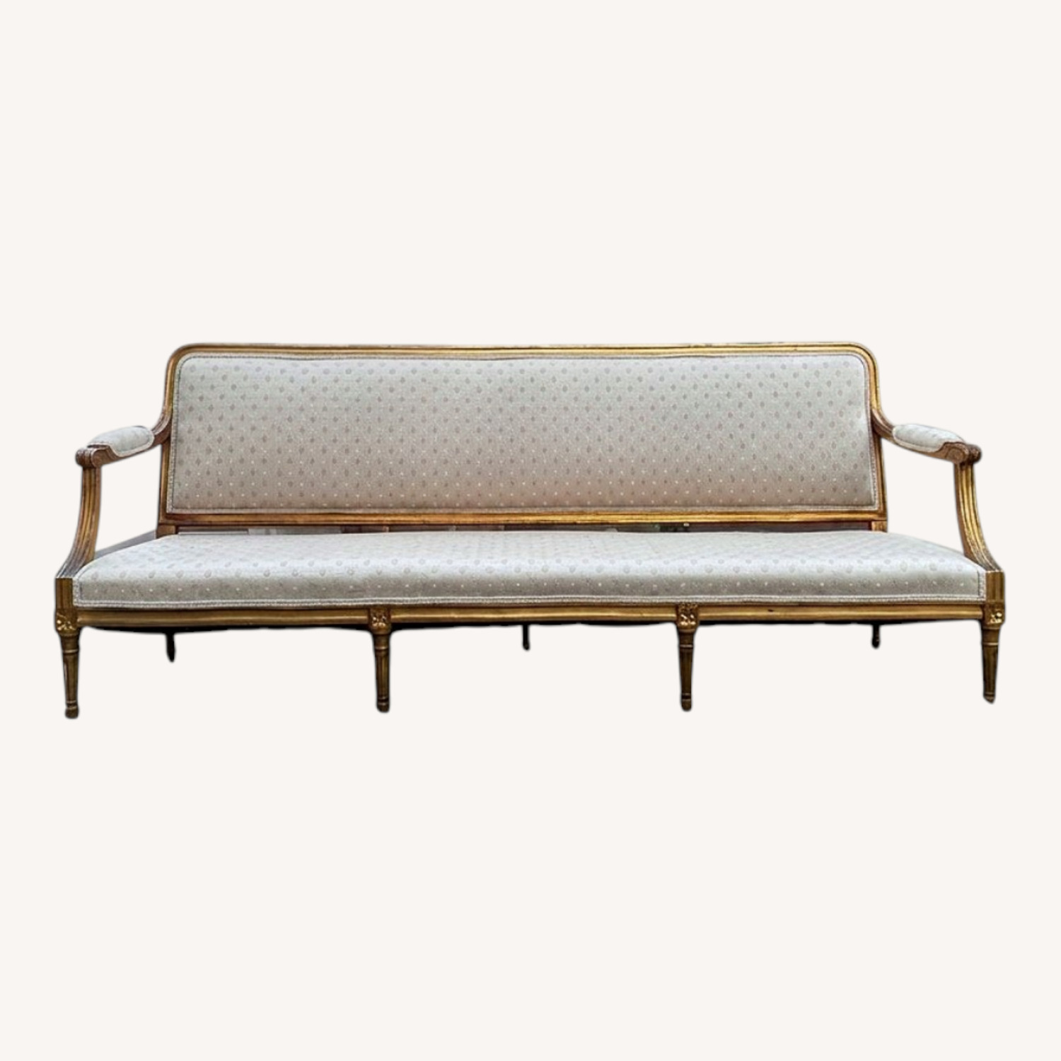 Natural Fabric Loveseat - image-0