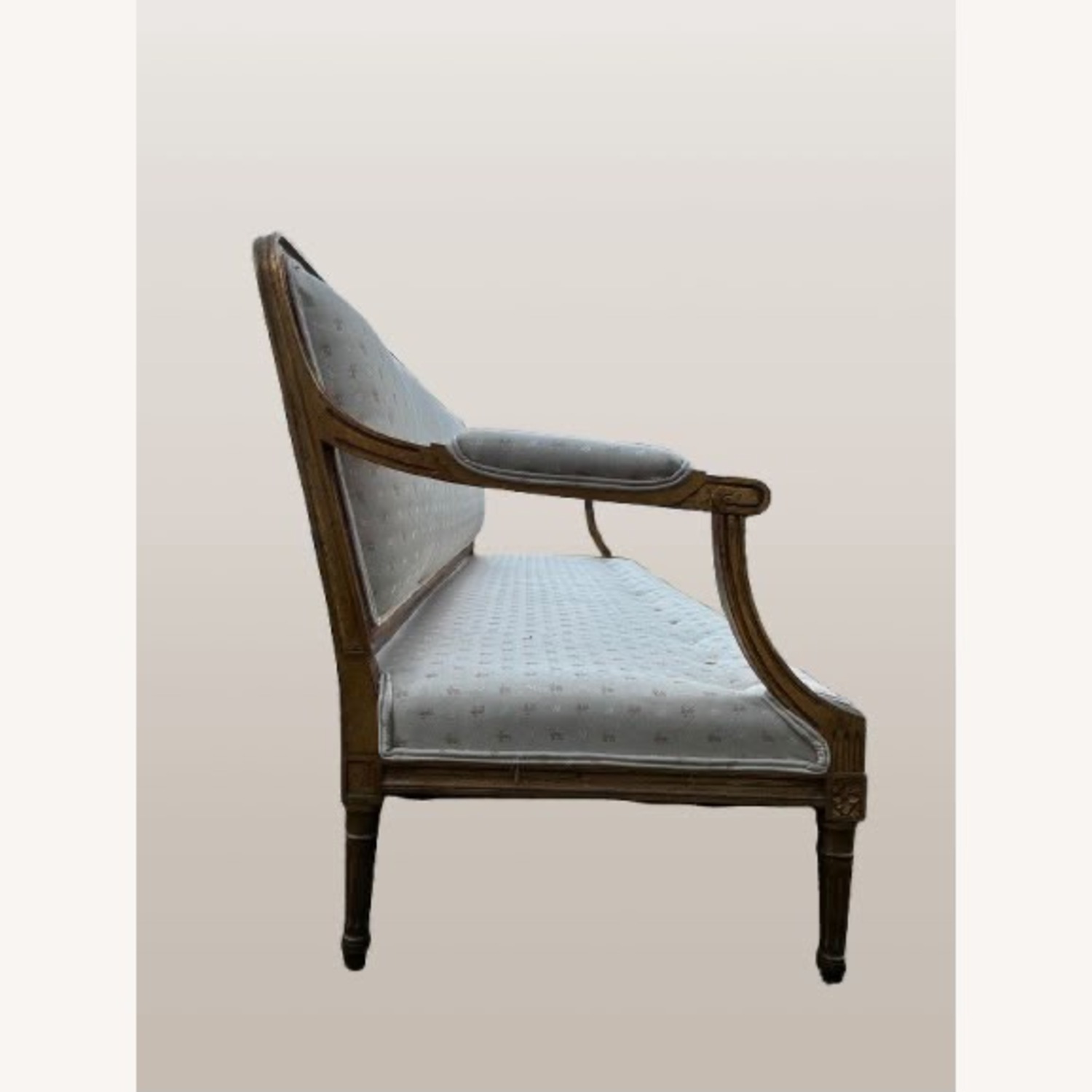 Natural Fabric Loveseat - image-5