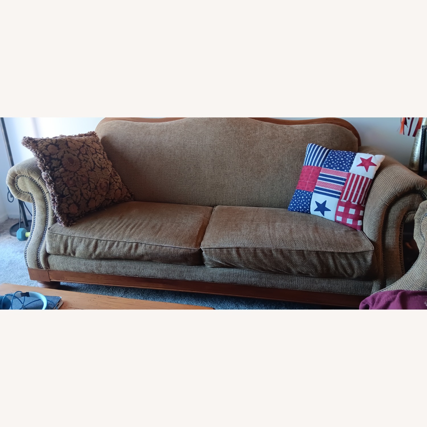 Broyhill Furniture Light Brown 2 Seater Sofa - image-2