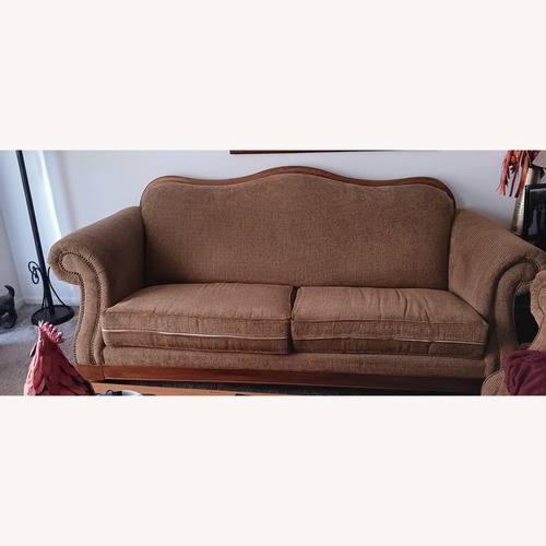 Used Broyhill Furniture Light Brown 2 Seater Sofa for sale on AptDeco