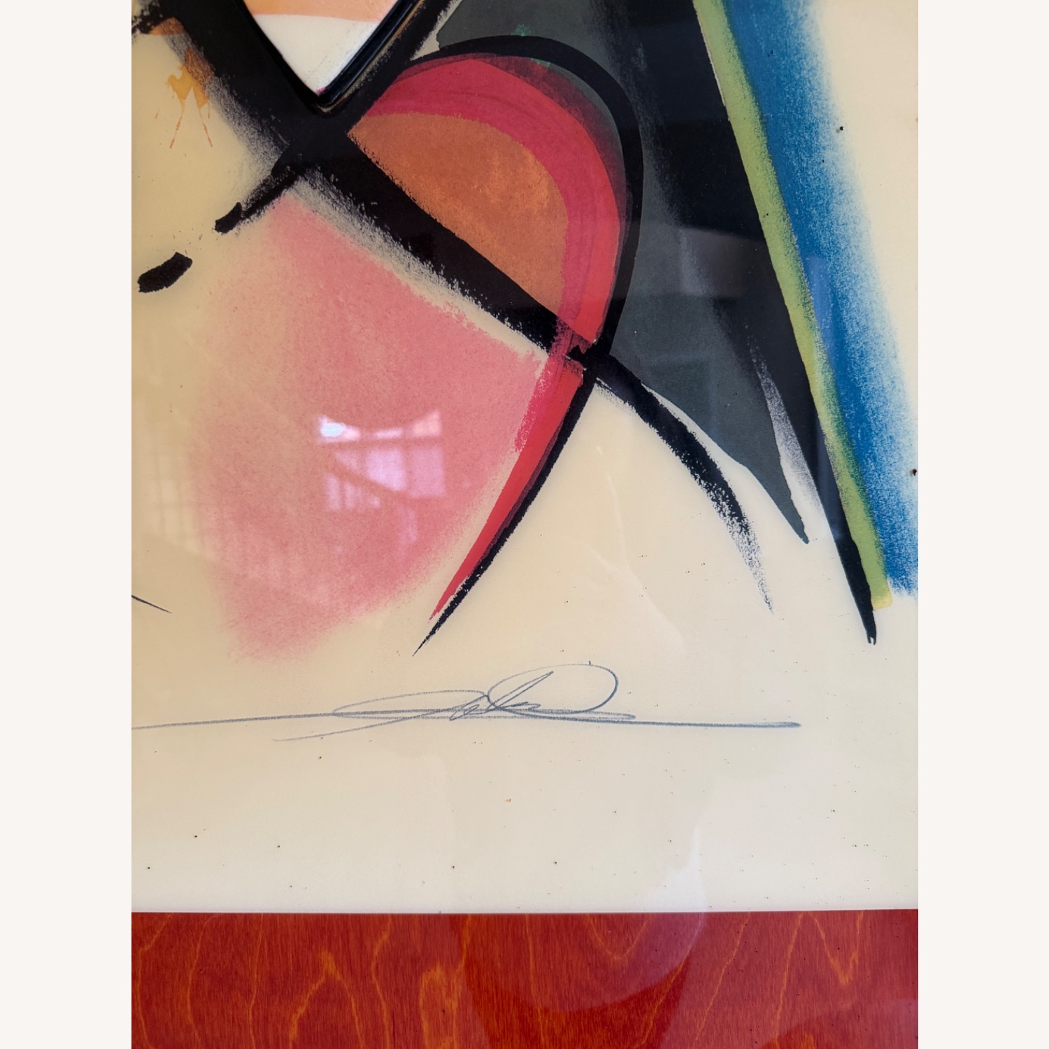 3D Wall Art Acrylic on Wood 60” x 44” Framed - image-2
