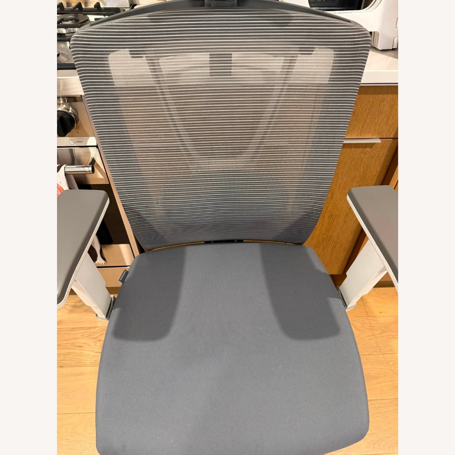 Light Gray Office Chair - image-2