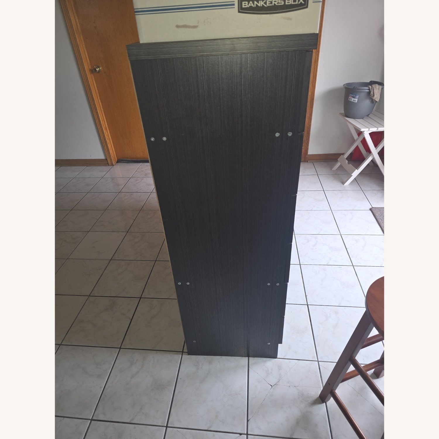 Hodedah Import Black Wood Dresser - image-4