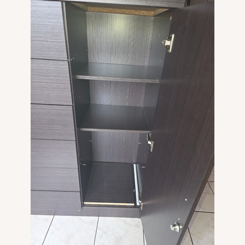 Used Hodedah Import Black Wood Dresser for sale on AptDeco