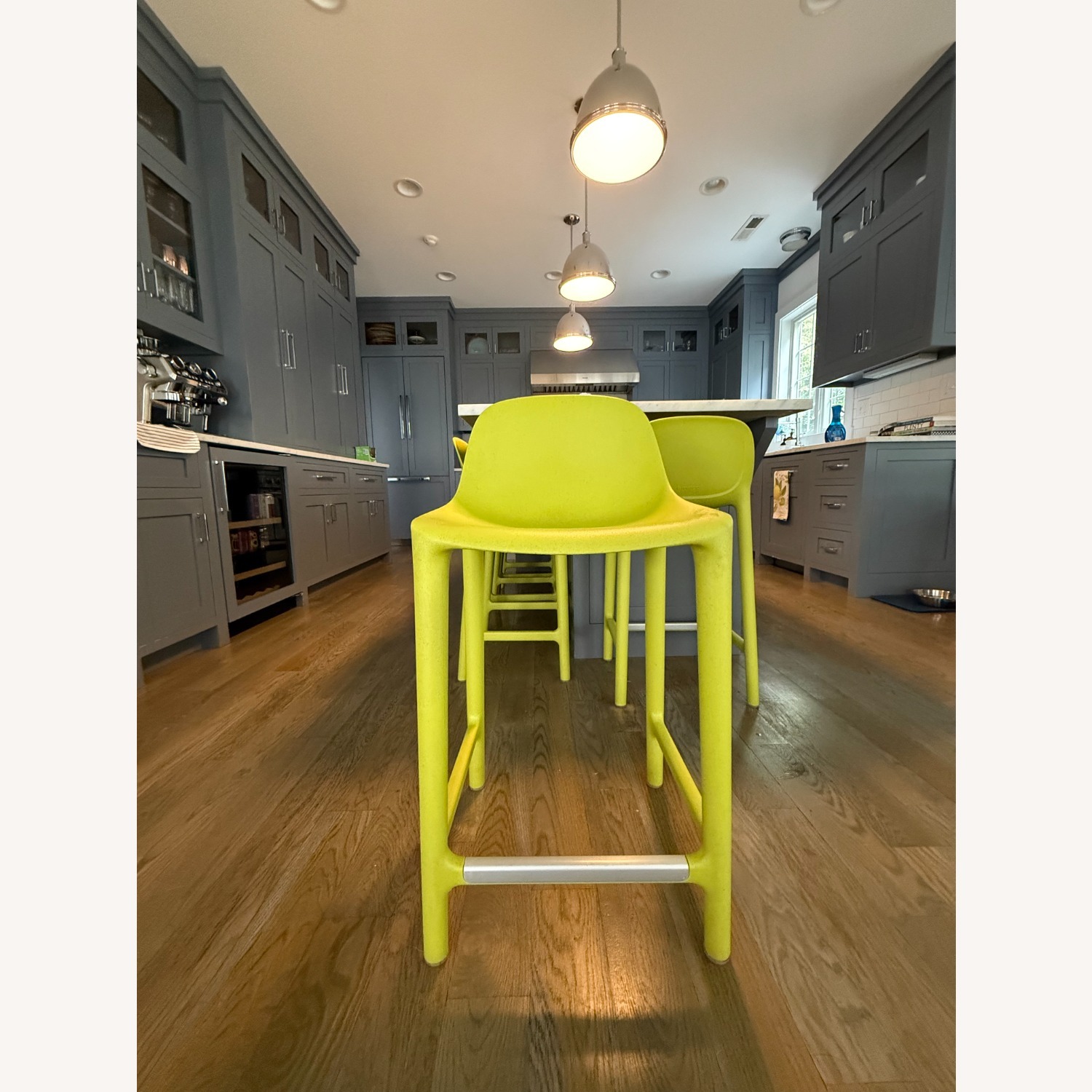 Emeco Broom Green Stools - image-5