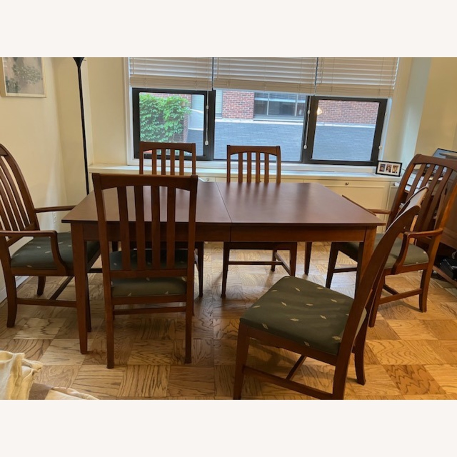 Ethan Allen Rectangular Table & Six Chairs - image-5