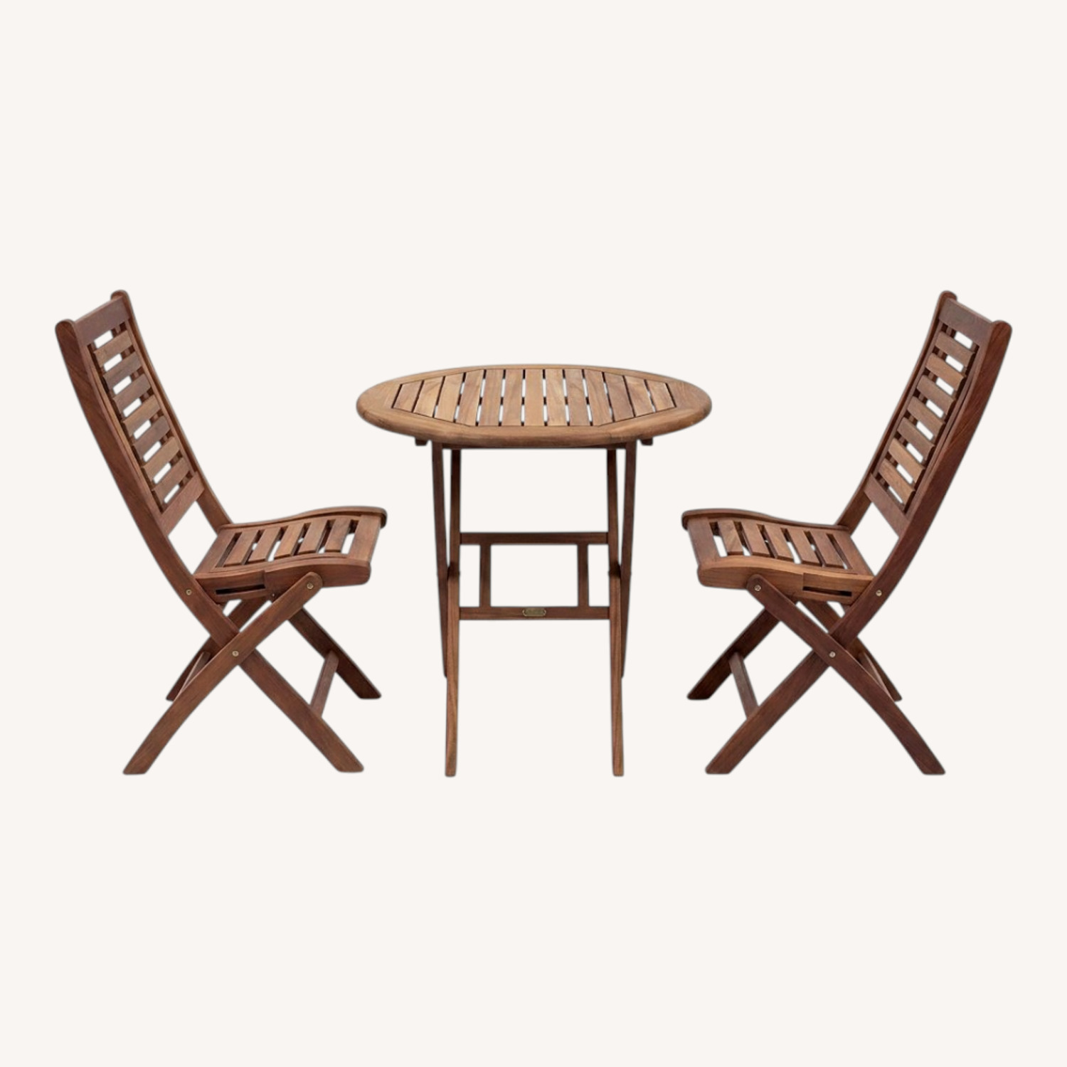 World Market Natural Wood Patio Furniture - image-0