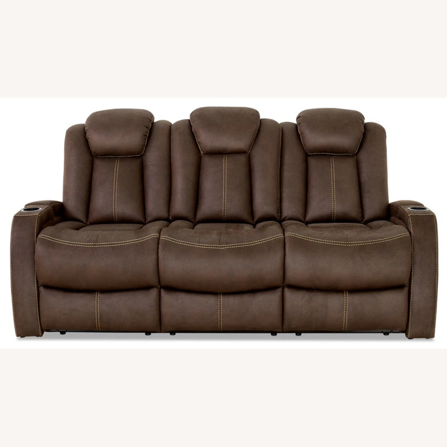 Ashley Furniture 3 Seat Power Reclining Couch - image-10