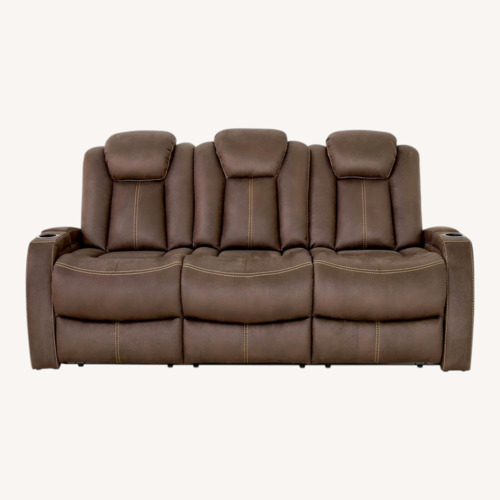Used Ashley Furniture 3 Seat Power Reclining Couch for sale on AptDeco