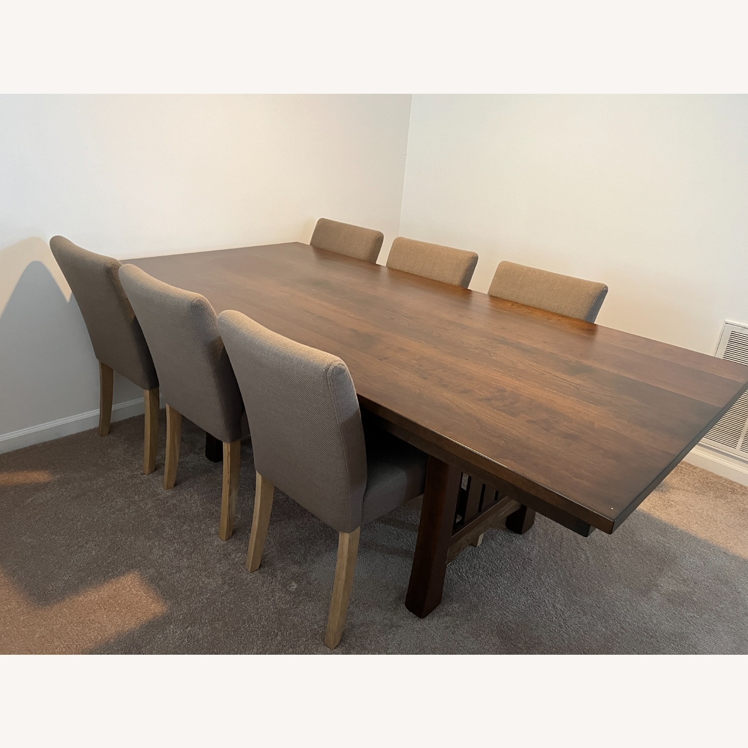 Vintage/Antique Dark Brown Wood Dining Sets - image-3