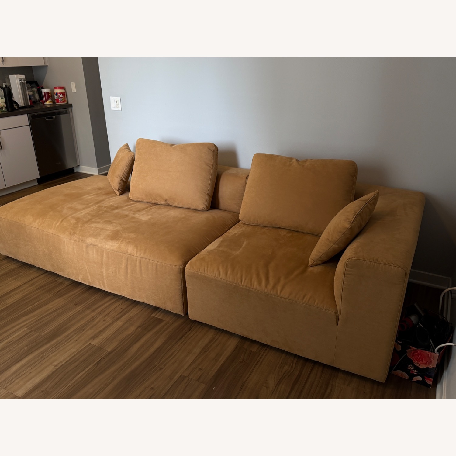 Valyou Furniture Light Brown 2 Piece Sectional - image-3
