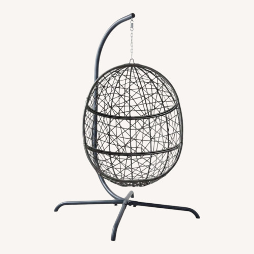 Used Amazon Swing Egg Chair with Cushions for sale on AptDeco