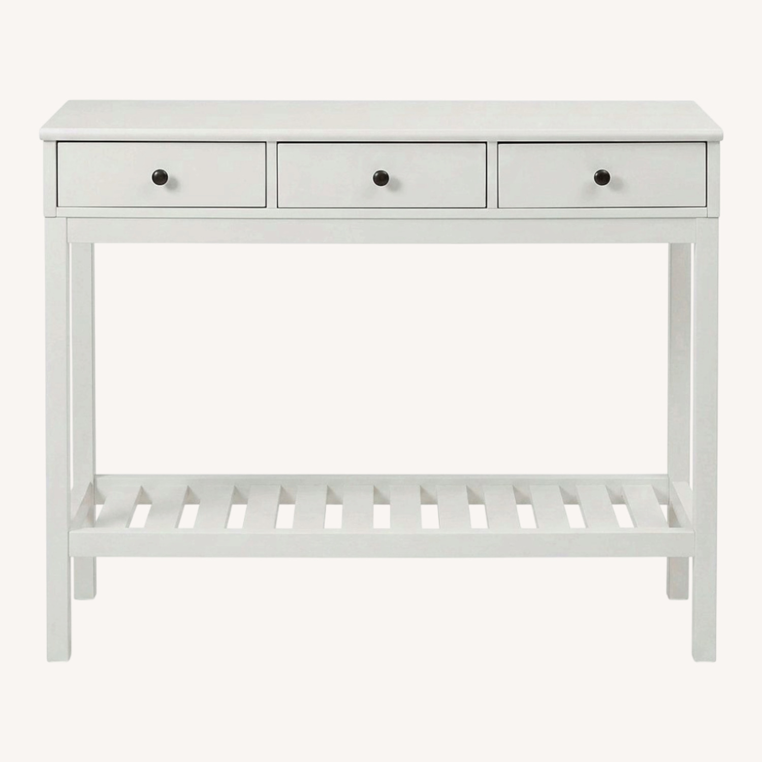 IKEA Panget White Coffee Table Console - image-0