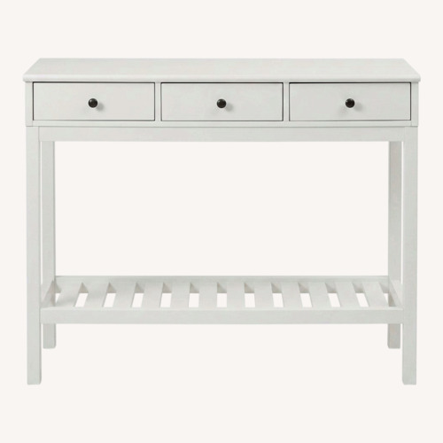 Used IKEA Panget White Coffee Table Console for sale on AptDeco