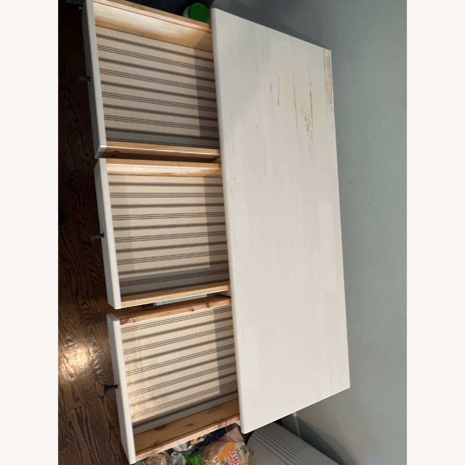 IKEA Panget White Coffee Table Console - image-2