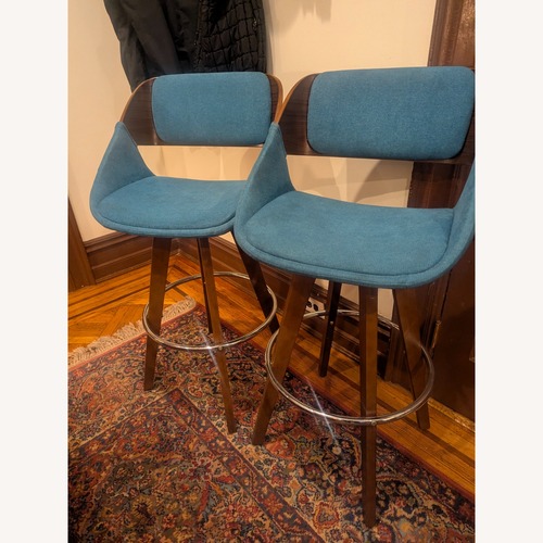 Used Cyprus Teal Bar Stools for sale on AptDeco