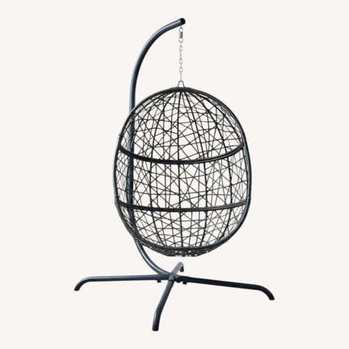 Used Amazon Swing Egg Chair with Cushions for sale on AptDeco
