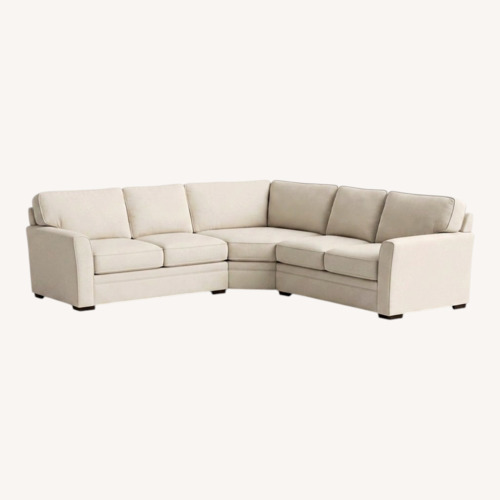 Used Vintage/Antique White 3+ Piece Sectional for sale on AptDeco