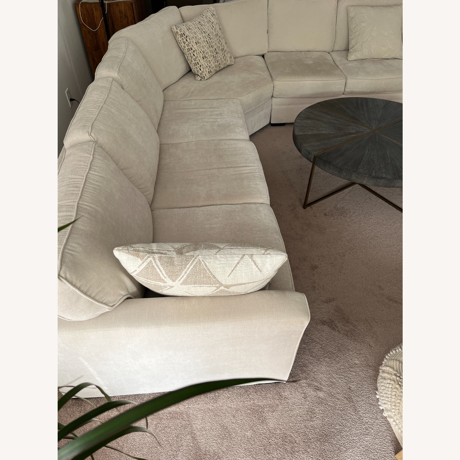 Vintage/Antique White 3+ Piece Sectional - image-3