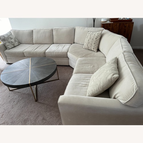 Used Vintage/Antique White 3+ Piece Sectional for sale on AptDeco