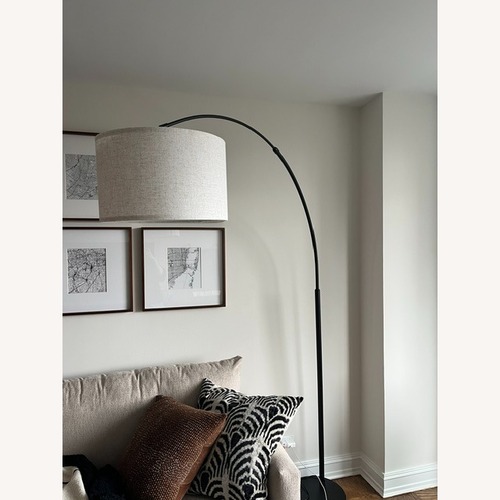 Used SUNMORY Arch Black Metal Floor Lamp for sale on AptDeco