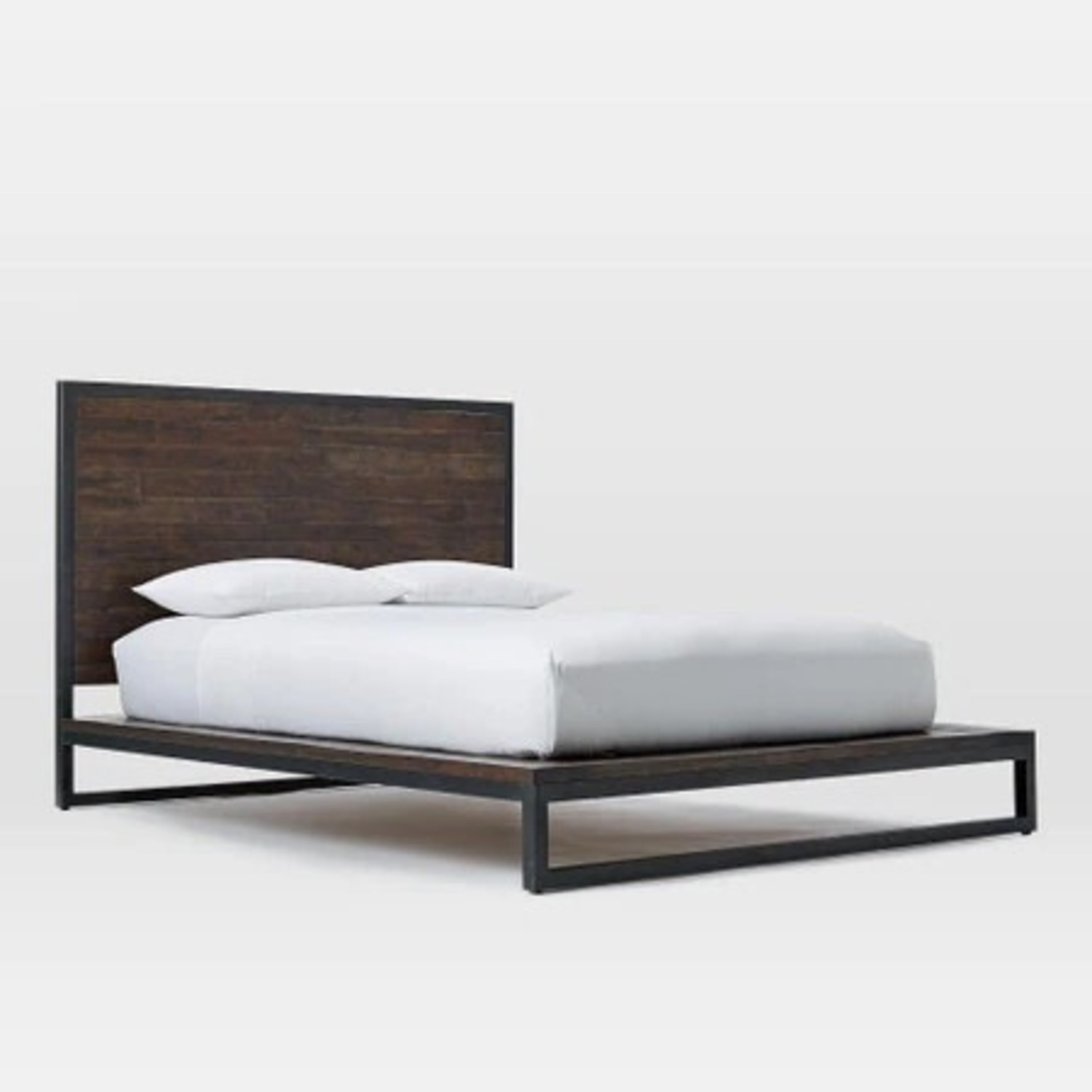 West Elm Logan Smoked Brown King Bed - image-11