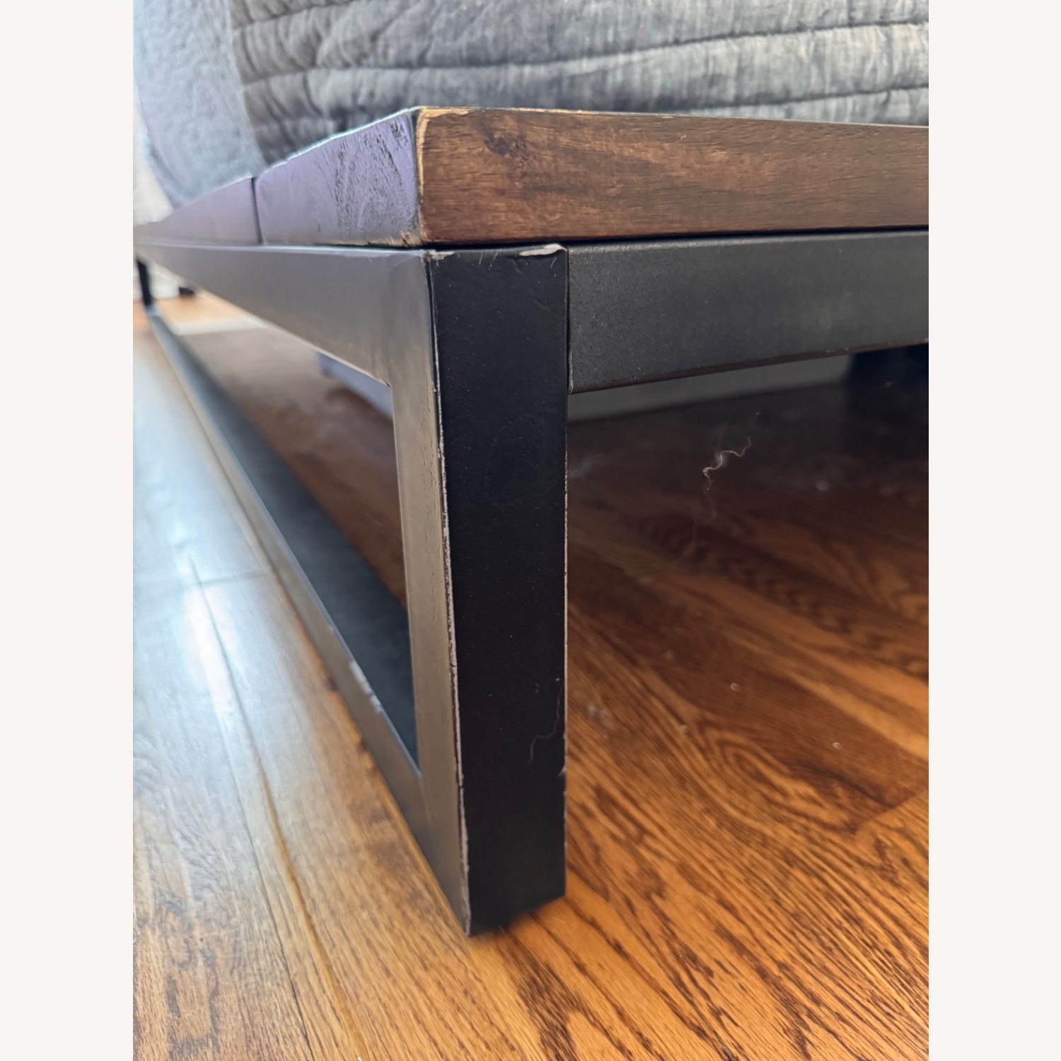 West Elm Logan Smoked Brown King Bed - image-8