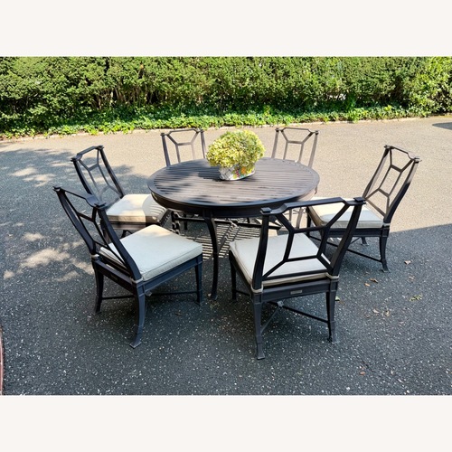 Used Restoration Hardware Antibes Dark Brown Patio Furniture for sale on AptDeco