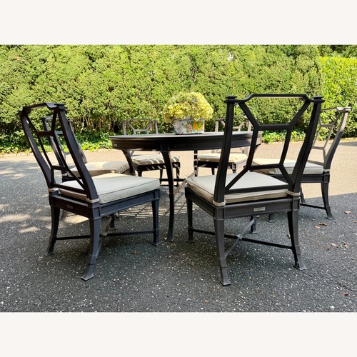 Used Restoration Hardware Antibes Dark Brown Patio Furniture for sale on AptDeco