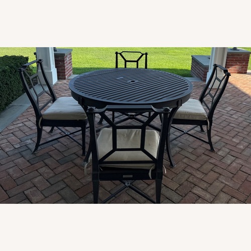 Used Restoration Hardware Antibes Dark Brown Patio Furniture for sale on AptDeco