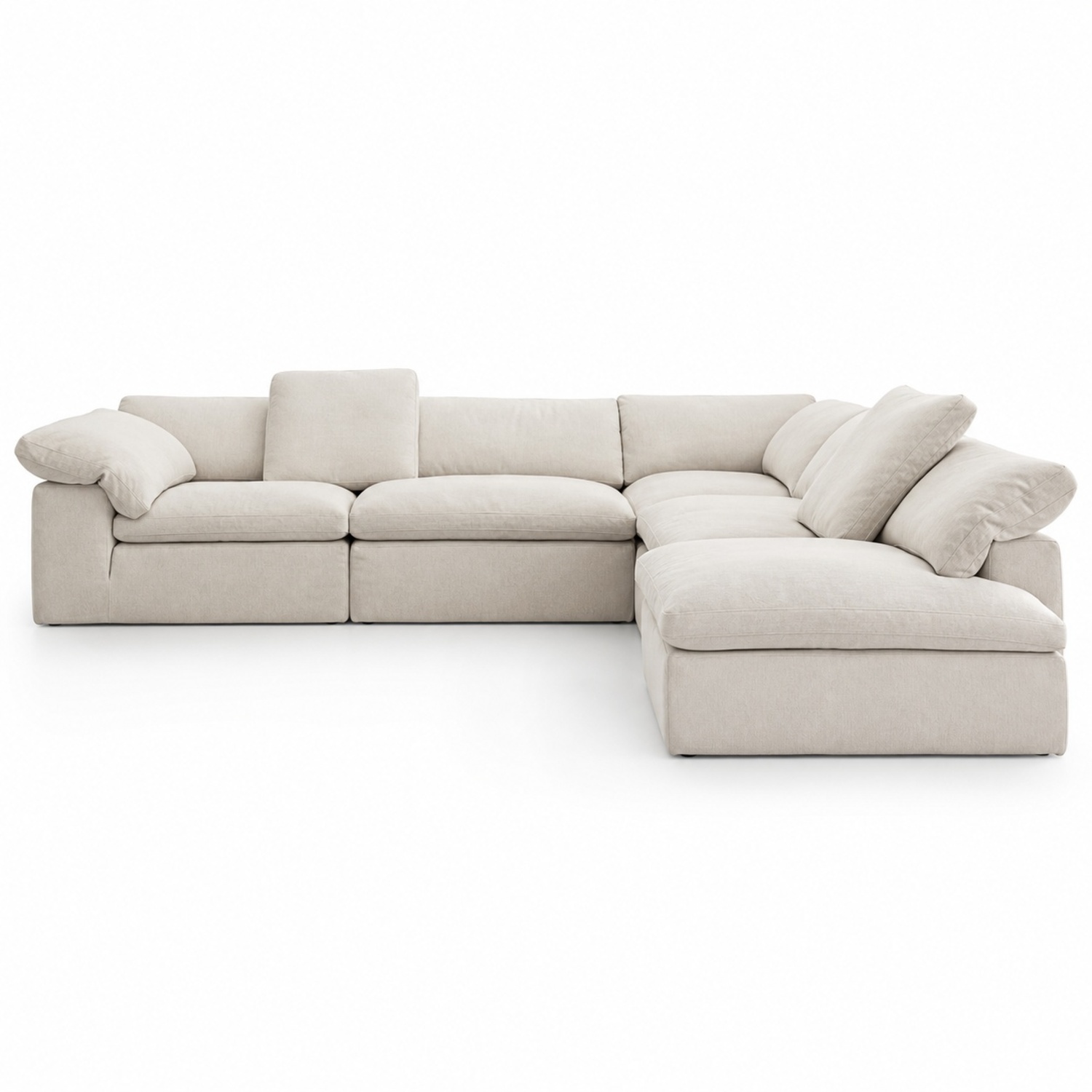 Restoration Hardware Cloud Natural 3+ Piece Sectional - image-5